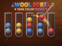 Permainan Wool Sort Yarn Color Puzzle talian