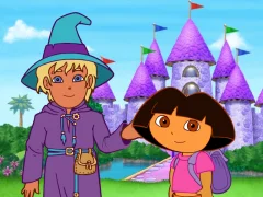Permainan Dora The explorer Dora's Magic Castle Adventure talian
