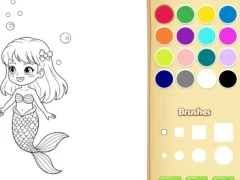 Permainan Mermaid Coloring Book For Kids talian