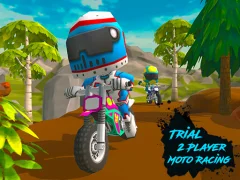 Permainan Trial 2 Player Moto Racing talian