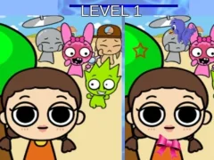 Permainan Sprunki and Squid Game Difference talian