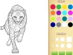 Permainan Wild Animals Coloring Book talian