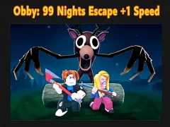 Permainan Obby: 99 Nights Escape +1 Speed talian
