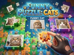Permainan Funny Puzzle: Cats talian