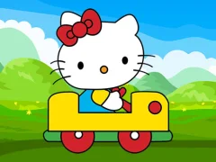 Permainan Cute Kitty Car Jigsaw talian