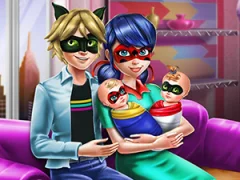 Permainan Dotted Girl Family Day talian