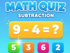 Permainan Math Quiz - Subtraction talian