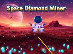 Permainan Space Diamond Miner talian