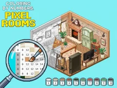 Permainan Coloring by Numbers Pixel Rooms talian