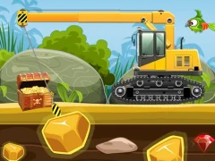 Permainan Gold Truck Crane talian