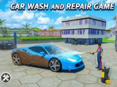 Permainan Car Wash And Repair Game talian
