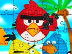 Permainan Funny Birds Pop It Jigsaw talian