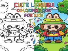 Permainan Cute Labubu Coloring Book for Kids talian