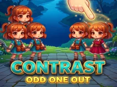 Permainan Contrast Odd One Out talian
