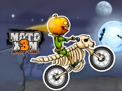 Permainan Moto X3M Spooky Land talian