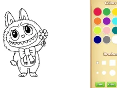 Permainan Labubu Doll Coloring Book for Kids talian