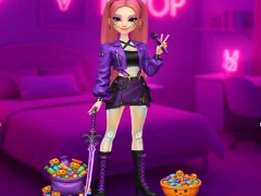 Permainan K-Pop Halloween Dress Up talian