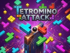 Permainan Tetromino Attack talian