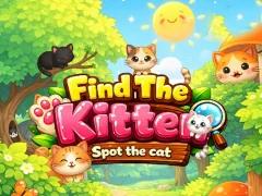 Permainan Find the Kitten Spot the Cat talian