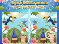 Permainan Spot Differences Bird Adventure talian