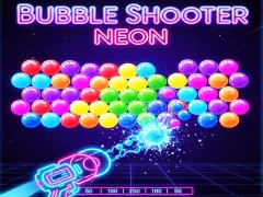 Permainan Bubble Shooter Neon talian