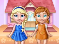 Permainan Ellie And Annie Doll House talian