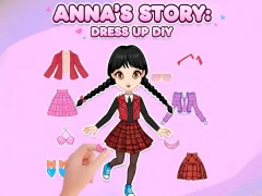 Permainan Anna's Story: Dress Up DIY talian