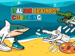 Permainan Italian Brainrot Coloring talian