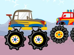 Permainan Fun Monster Trucks Jigsaw talian