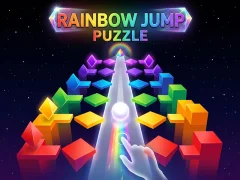Permainan Rainbow Jump Puzzle talian