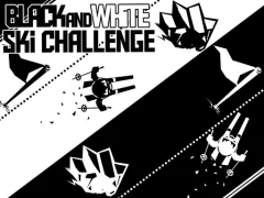 Permainan Black and White Ski Challenge talian
