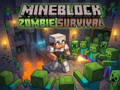 Permainan Mineblock Zombie Survival talian