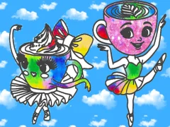 Permainan Coloring Book for kids: Ballerina Cappuccina talian