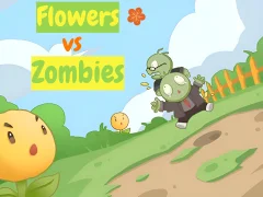Permainan Flowers vs Zombies talian