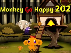 Permainan Monkey Go Happy Stage 202 talian