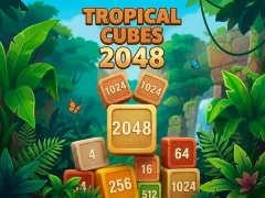 Permainan Tropical Cubes 2048 talian