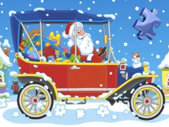 Permainan Christmas Cars Jigsaw talian