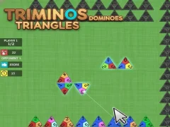 Permainan Triminos Dominoes Triangles talian