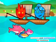 Permainan FireBoy And WaterGirl Go Fishing talian