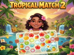 Permainan Tropical Match 2 talian