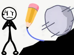 Permainan Stickman Rescue Draw 2 Save talian