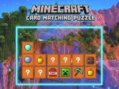 Permainan Minecraft Card Matching Puzzle talian