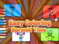 Permainan Easy Coloring Sprunki Time talian