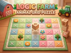 Permainan Logic Farm: Animal Grid Puzzle talian