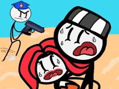 Permainan Stickman Jailbreak Story talian