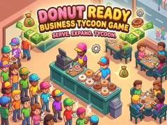 Permainan Donut Ready Business Tycoon Game talian