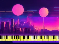 Permainan Piano Game star 5 talian