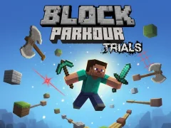 Permainan Block Parkour Trials talian