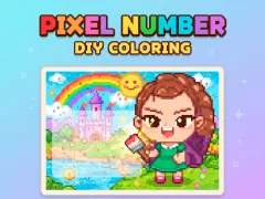 Permainan Pixel Number  DIY Coloring talian