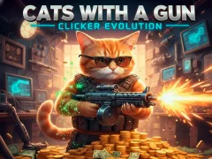 Permainan Cats with a Gun Clicker Evolution talian